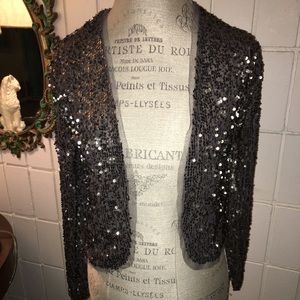 Abercrombie & Fitch Sequin Cover-up Style Jacket